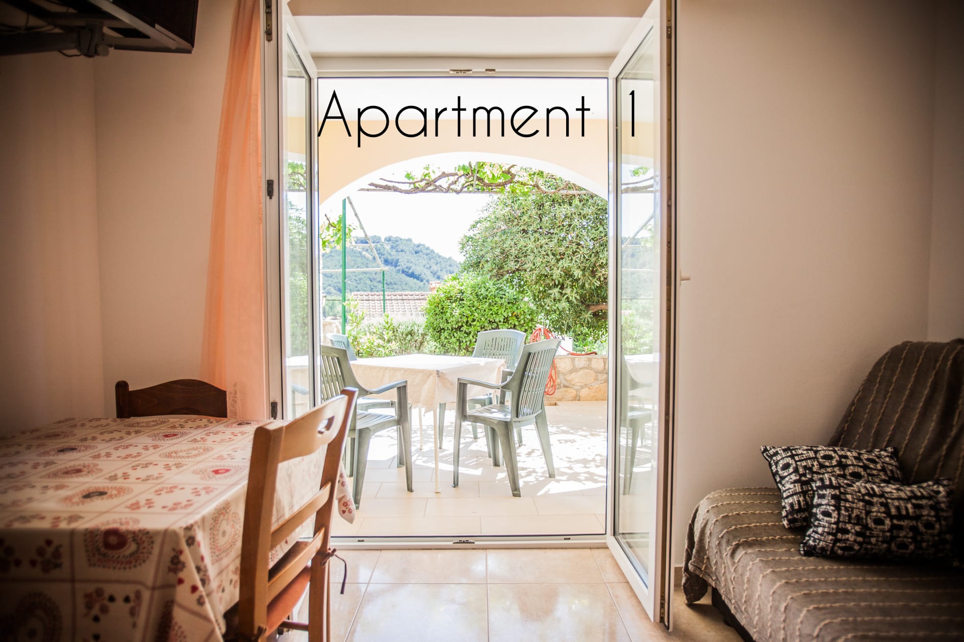 Apartment 1 – Schlafzimmer