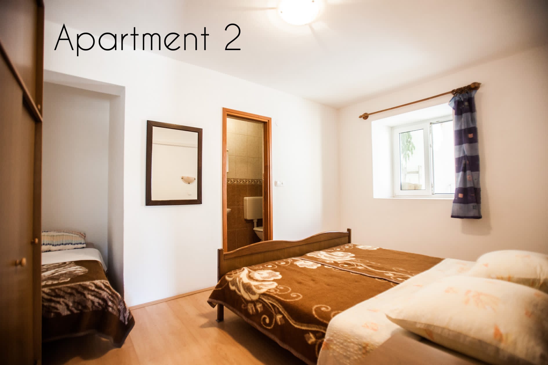 Apartment 2 – Schlafzimmer