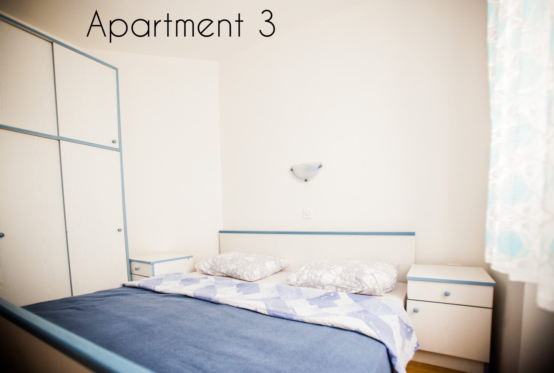 Apartment 3 – Schlafzimmer