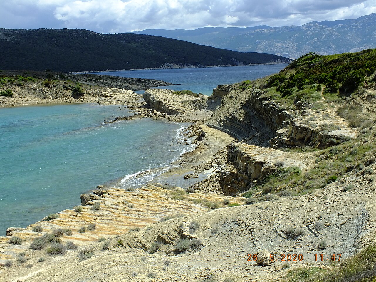 Geopark Lopar – Sandsteinklippen an der Nordküste